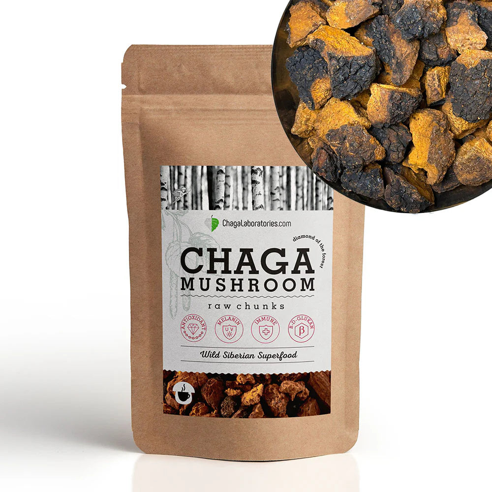 Wild-Harvested Chaga Chunks (200g)